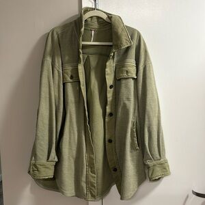 Free People - Ruby Oversized Shirt Jacket - Size Small